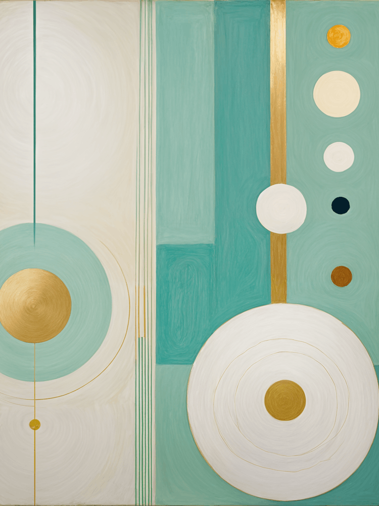 Caribbean Blue Abstract no2