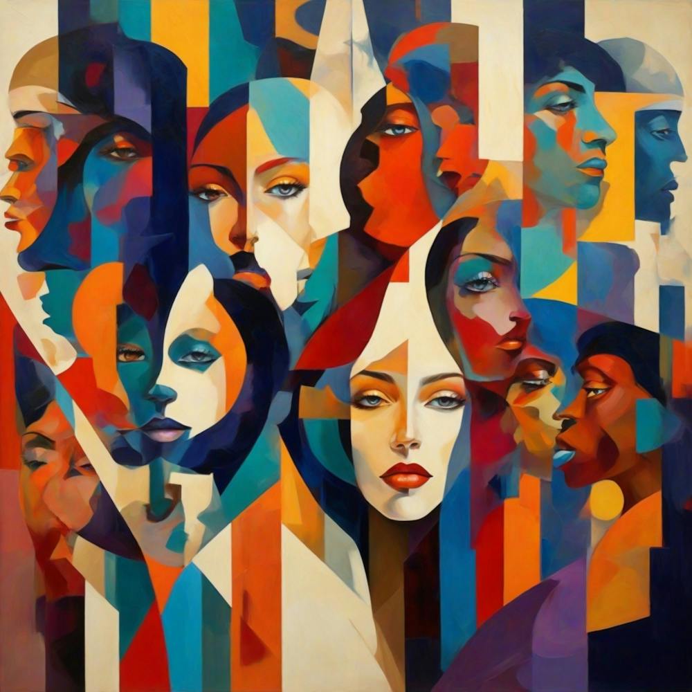 Leonardo Diffusion Xl Diversity Of People In On Frame Abstract 01 Copy 3903x3903