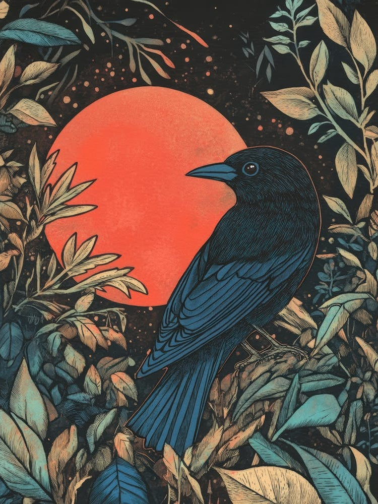Crow At Night 2