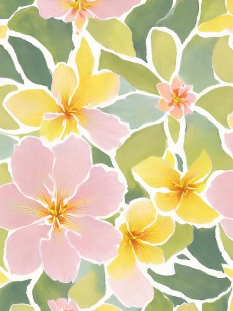 Freesia Pastel Floral 1 Flower