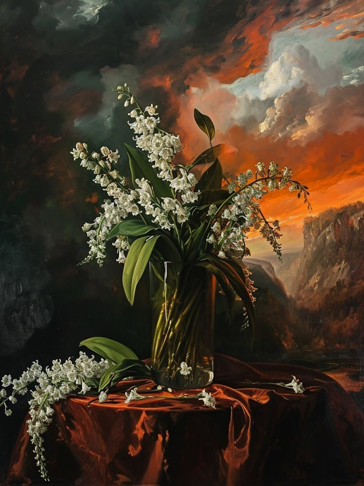 Baroque Floral Still Life Lily Of The Valley 2