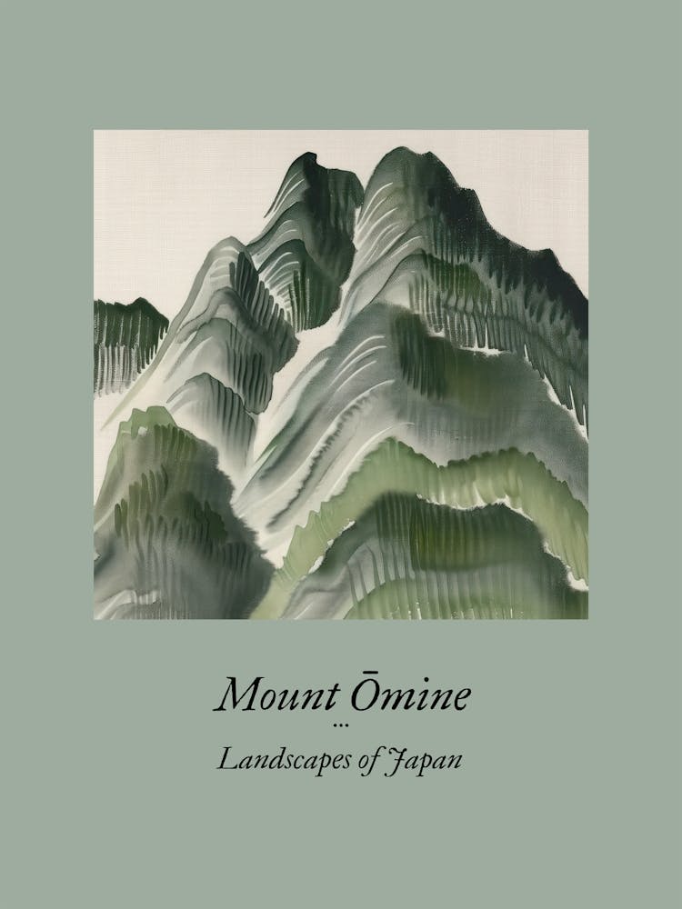 Landscapes Of Japan Mount Omine 3