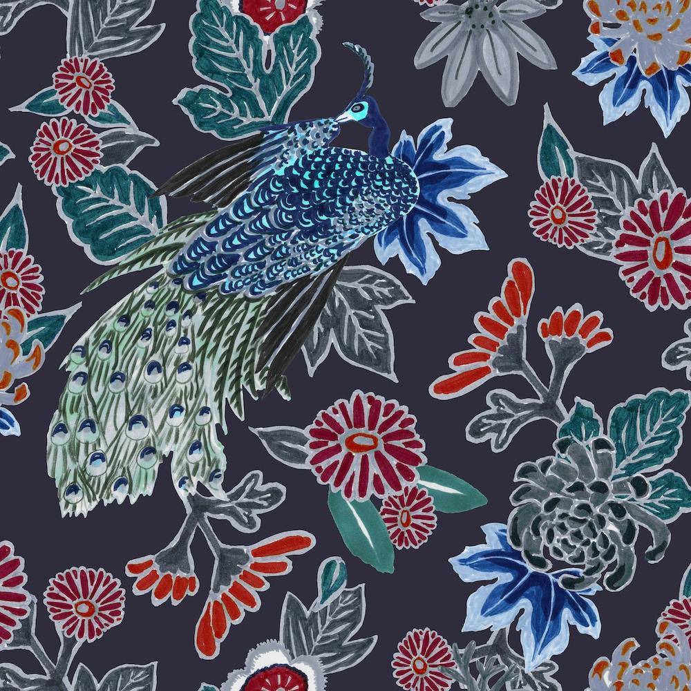 Peacocking In Midnight