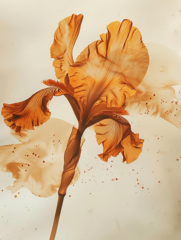 Watercolor Iris