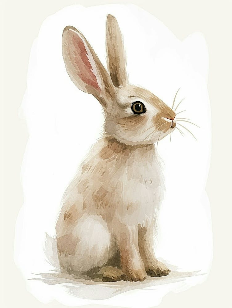Dutch Rabbit Kids Illustration 4