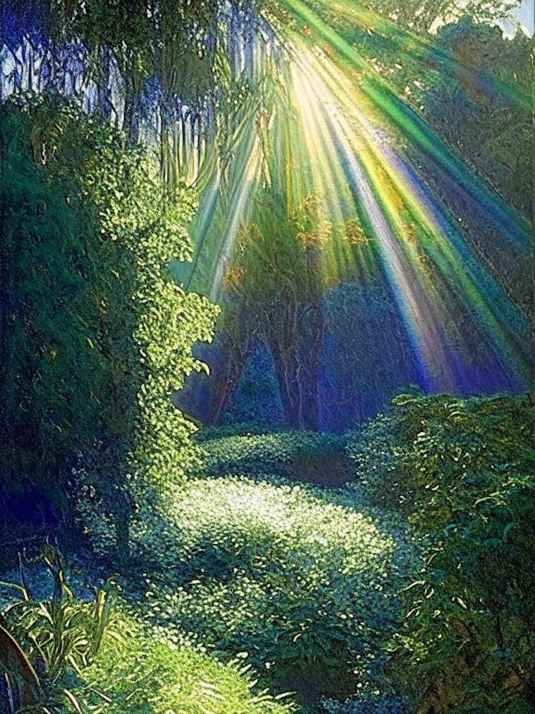 Wellington Botanic Garden, New Zealand Classic Painting