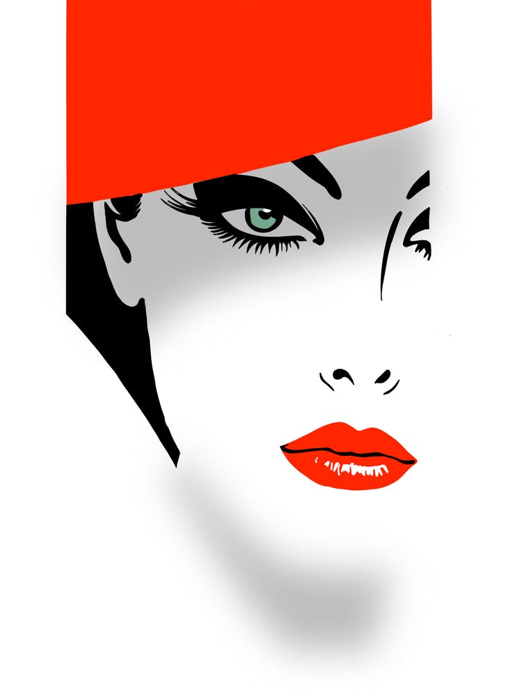 Red Hat Woman
