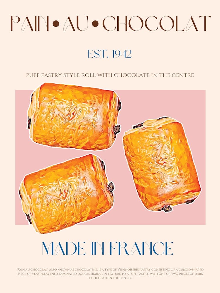 Pain Au Chocolat Mid Century