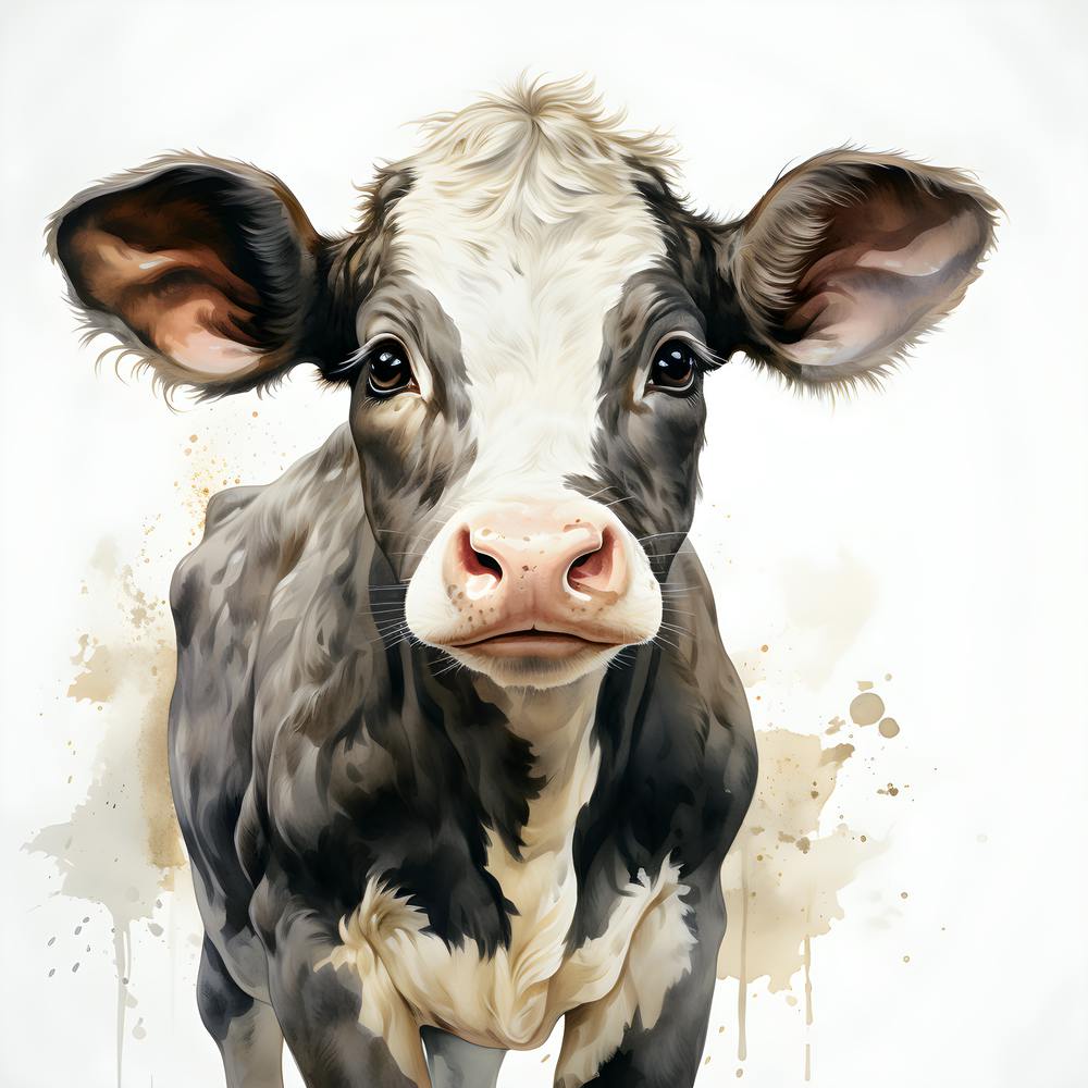 Whimsical Cow Delight