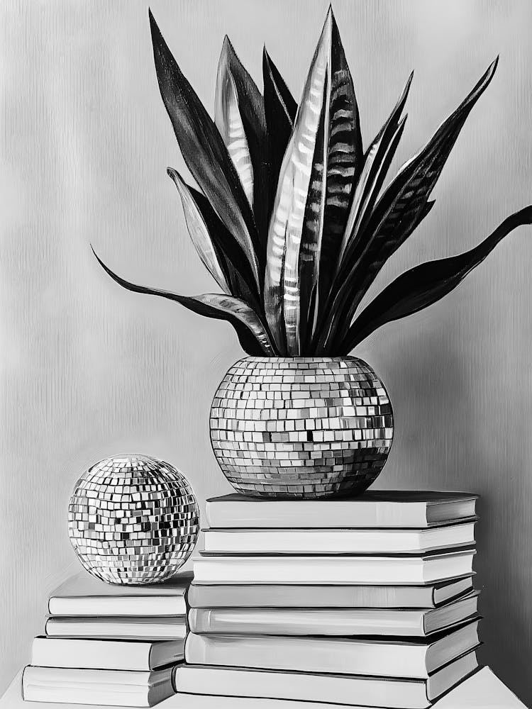 Black And White Painting 129