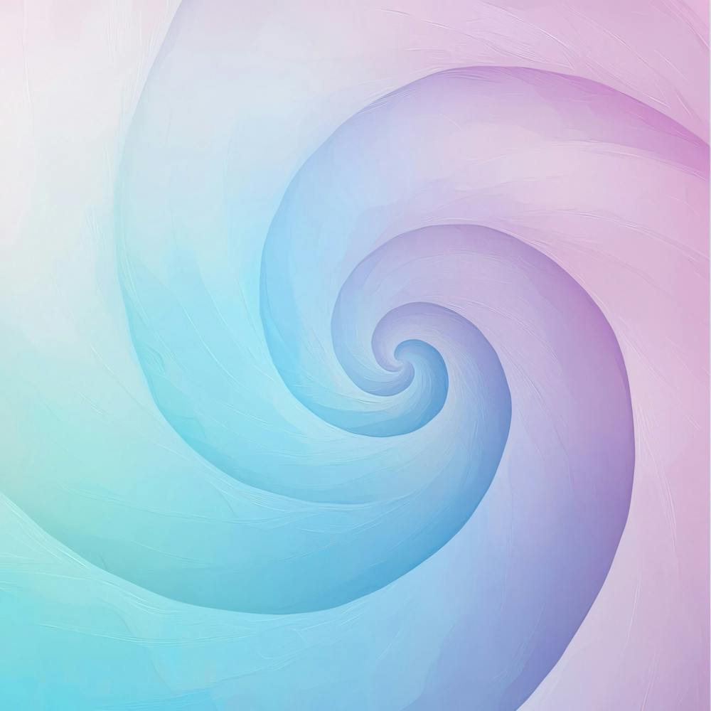 Abstract Spiral - Generated AI. Wall