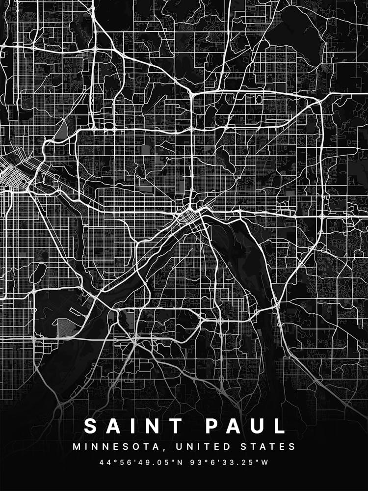 Saint Paul Minnesota USA Carte Noire