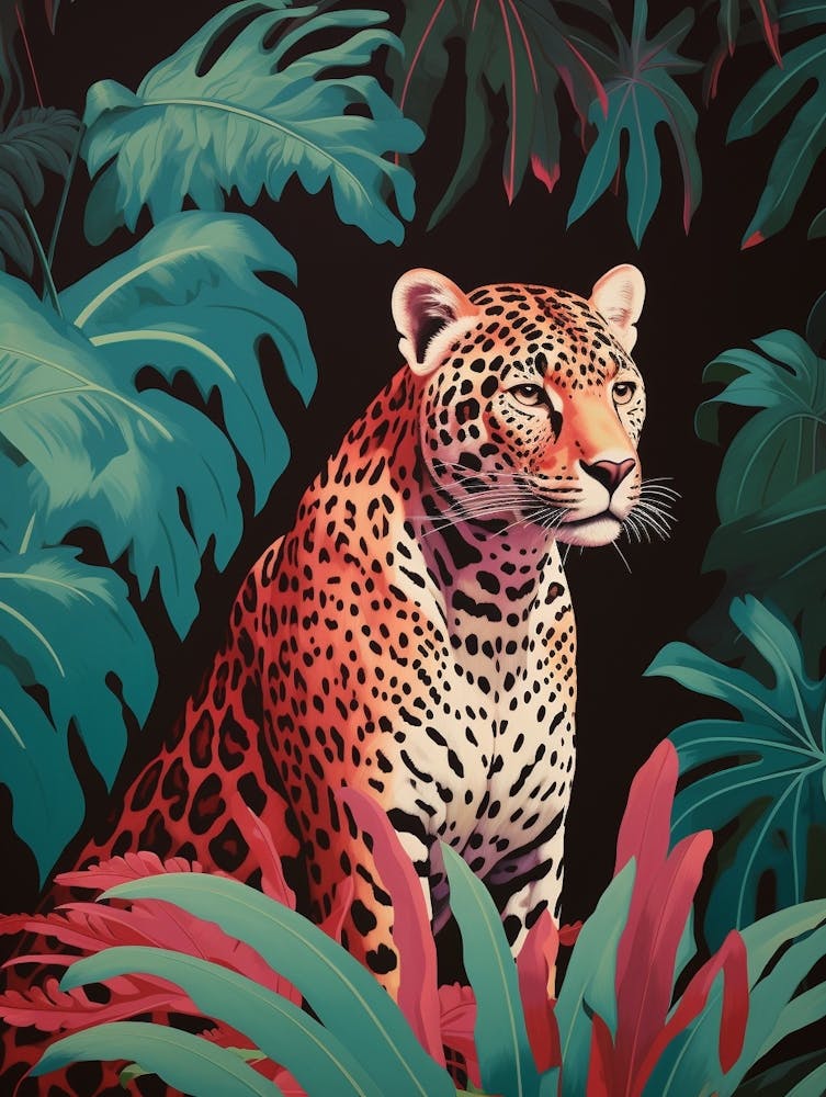 Leopard 6 Tropical Animal Portrait