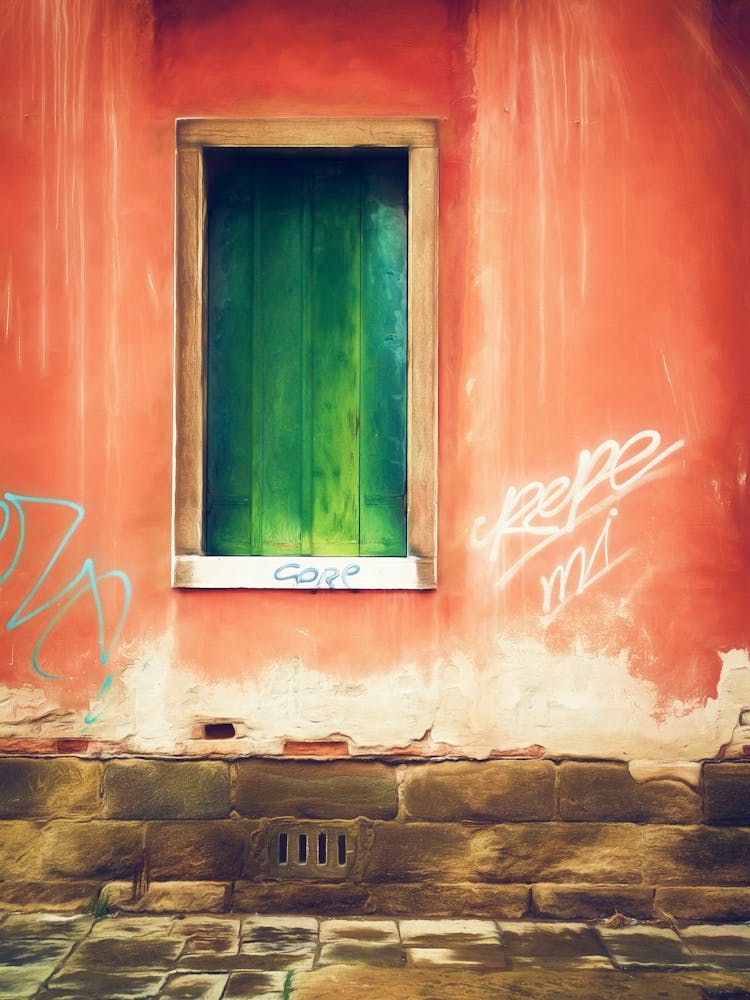 Green Shutters & Graffiti