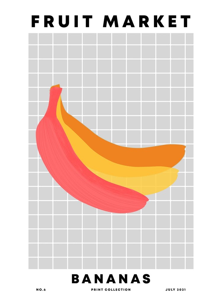 Bananas Fruit Market