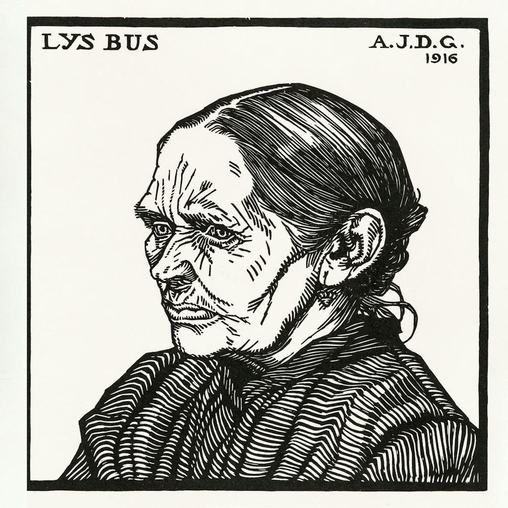 Portrait Of Lijs Bus, Julie De Graag