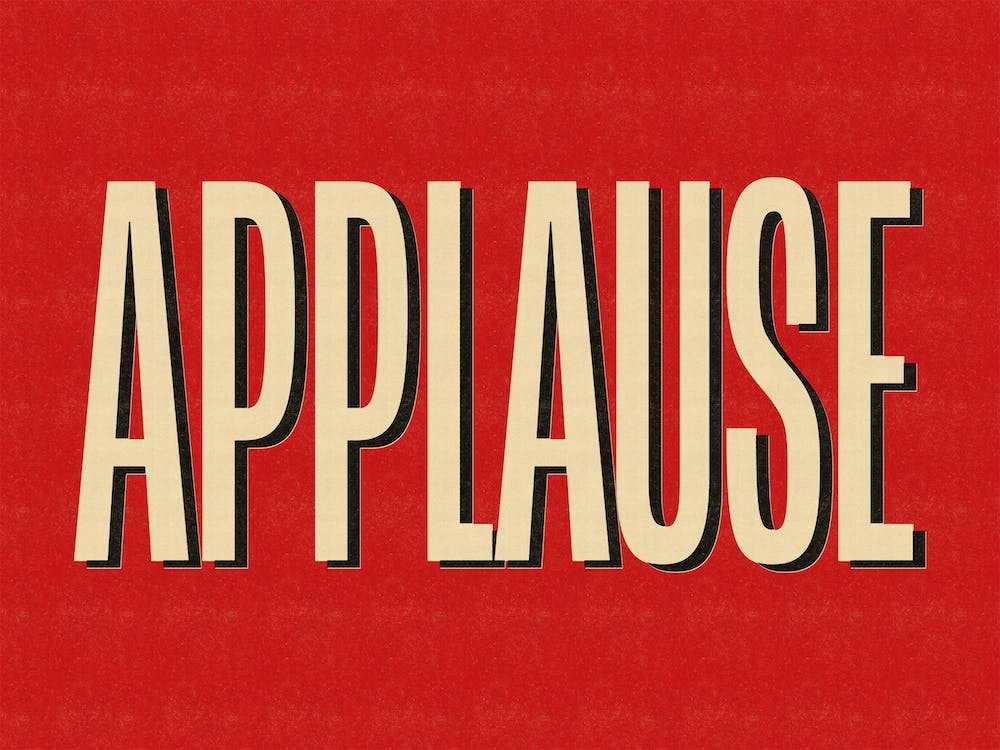 Applause Vintage Style Typography