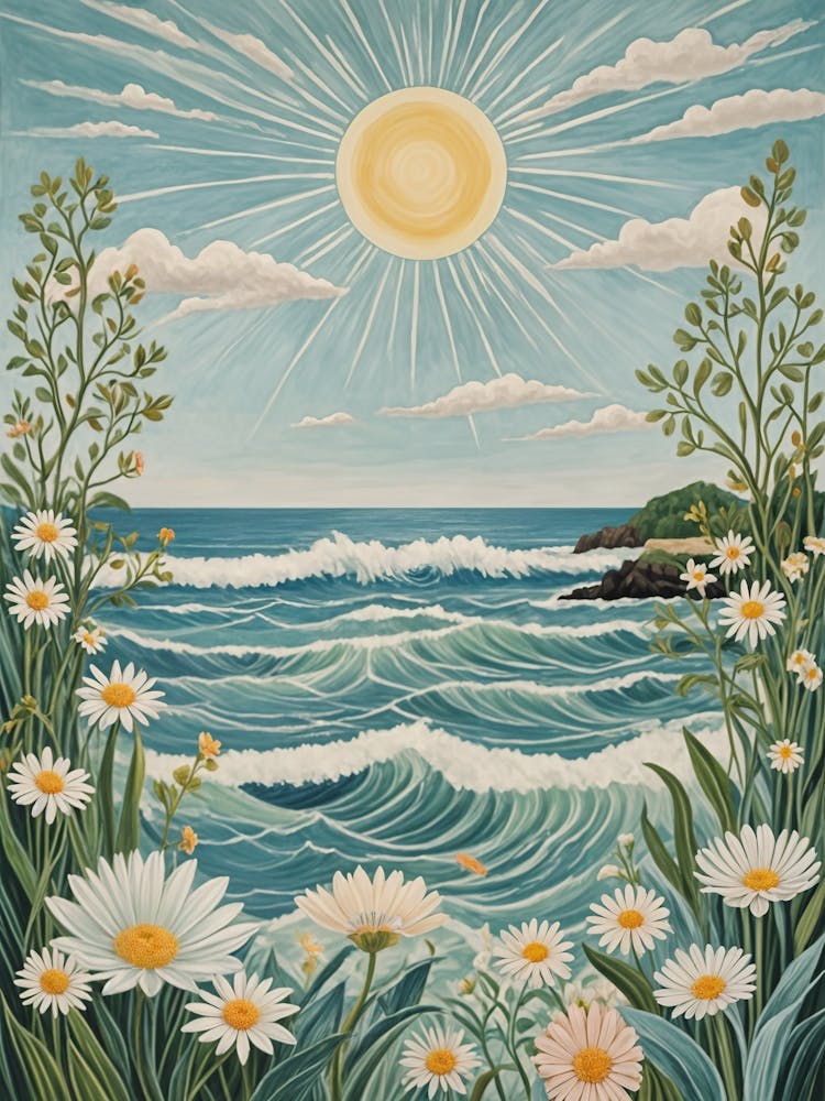 Daisies On The Beach