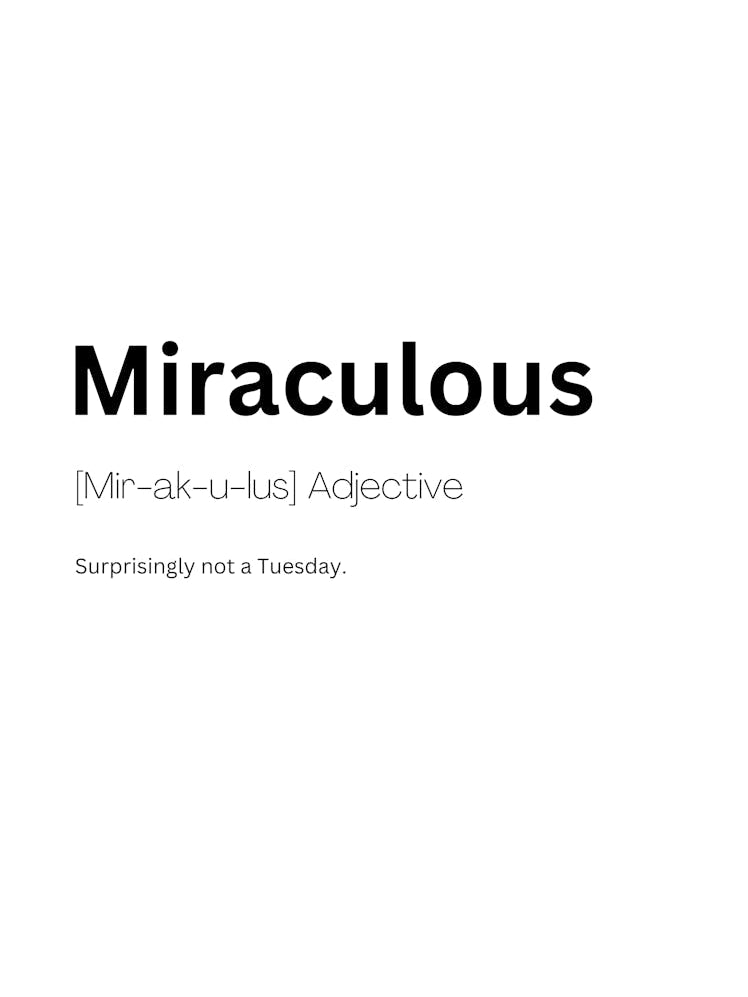 Miraculous Definition Meaning 1