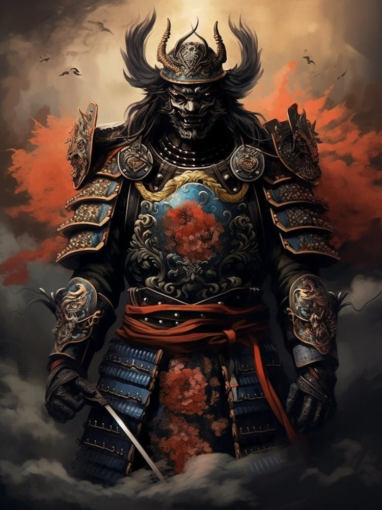 Japanese Samurai Illustration 7
