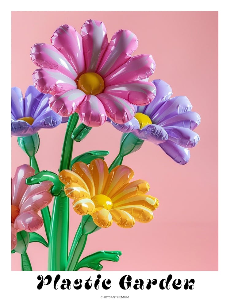 Dreamy Inflatable Flowers Poster Chrysanthemum 3