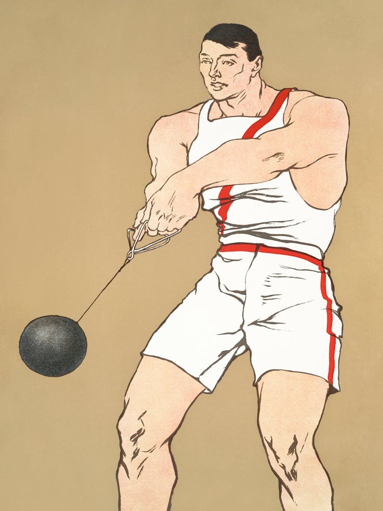 Hammer Throw (1908), Edward Penfield