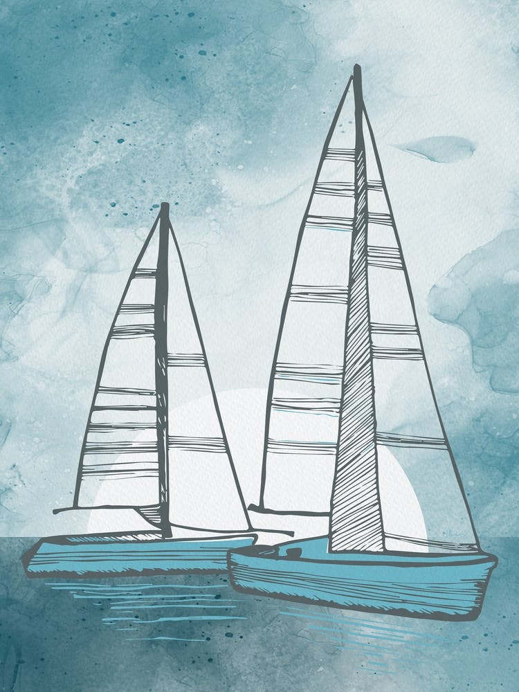 Sailboats On The Water