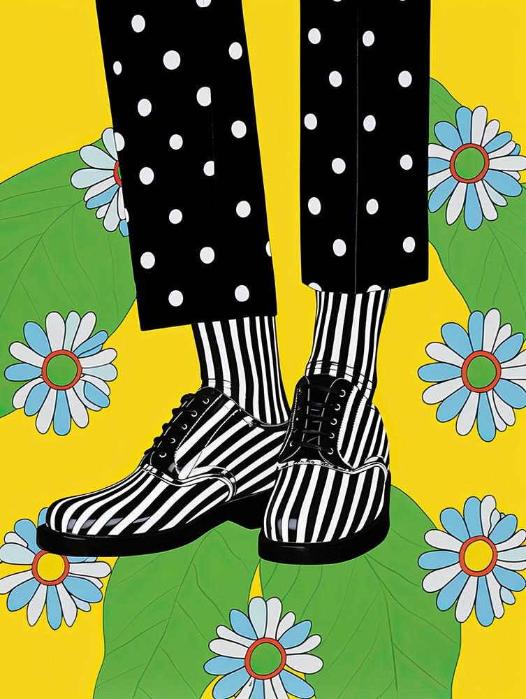 Sneaker Petal Power: Floral Footwear Art