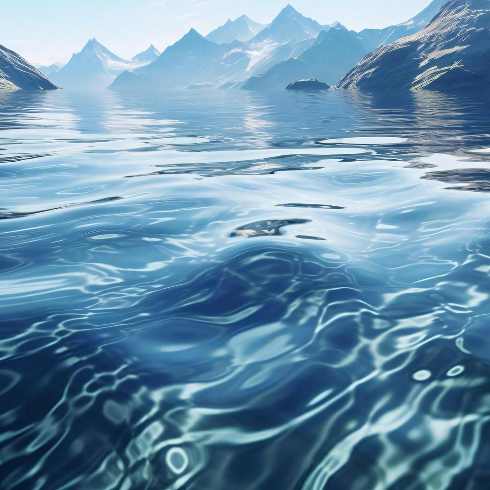 Icebergs In The Water 1