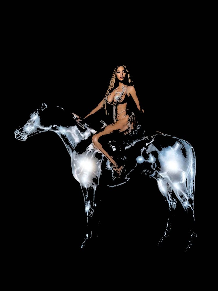 Beyonce Riding A Horse