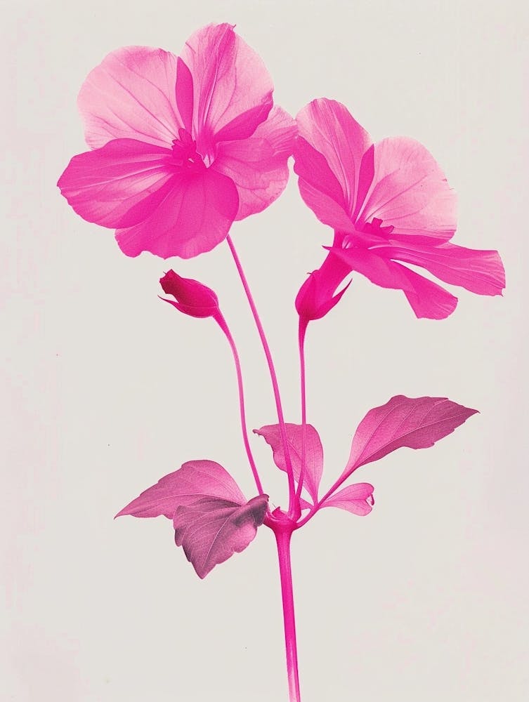 Hot Pink Impatiens 1