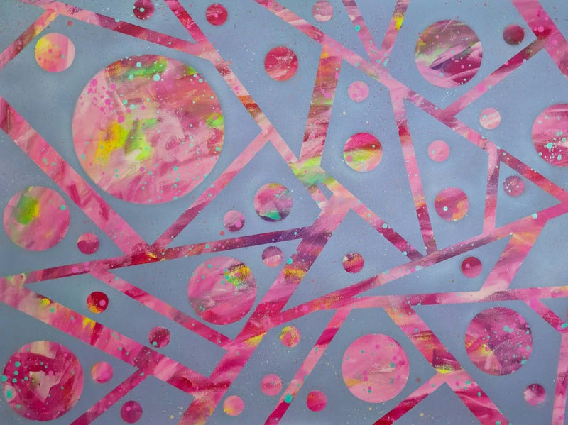 Geometrical abstract painting 1