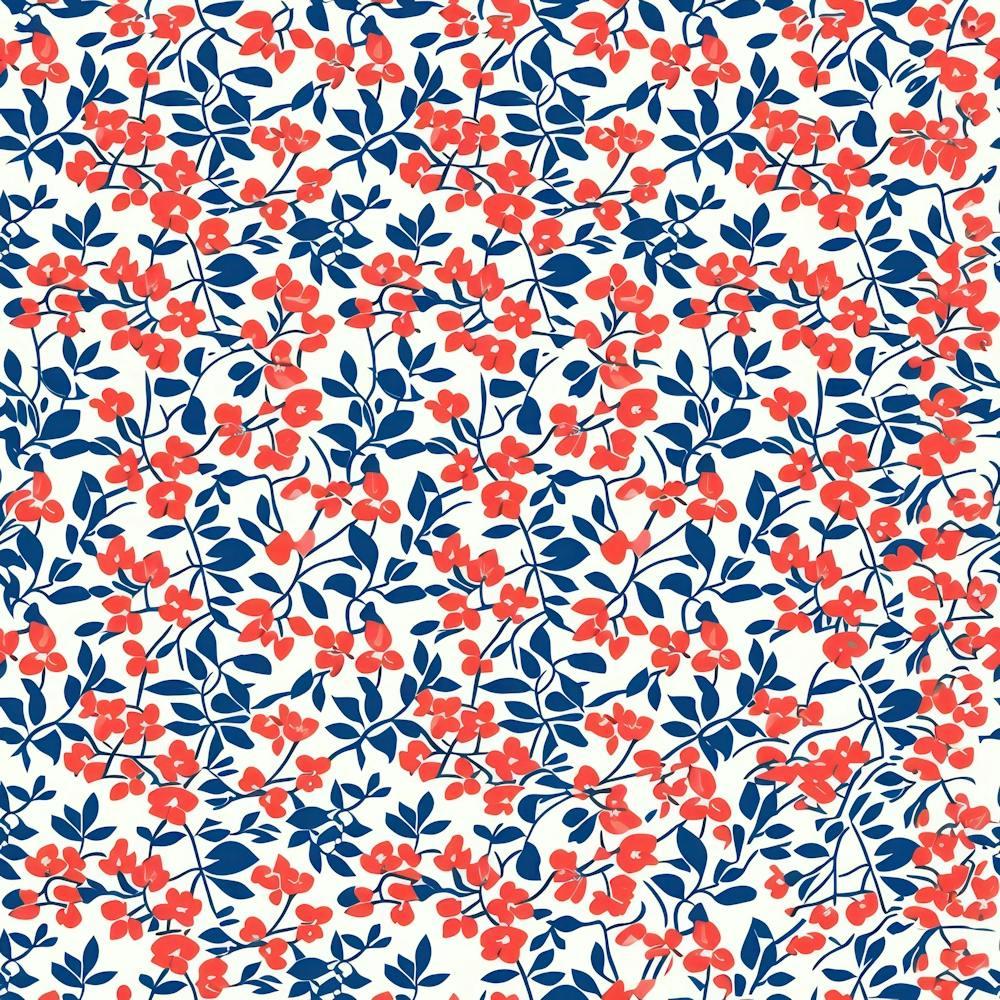 Rêve Floral Tissus Londoniens Motif Floral 5
