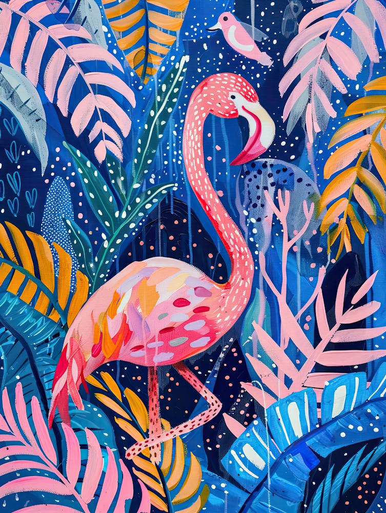 Midnight Tropics Matisse Style