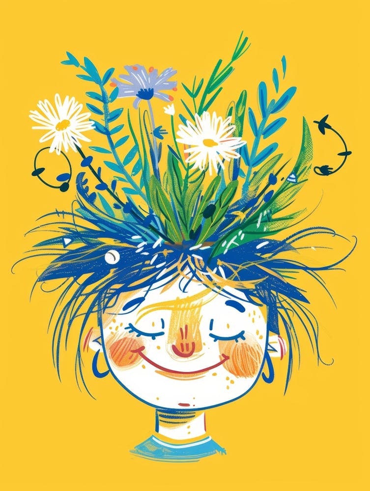 Fille Aux Fleurs Dans Les Cheveux 7