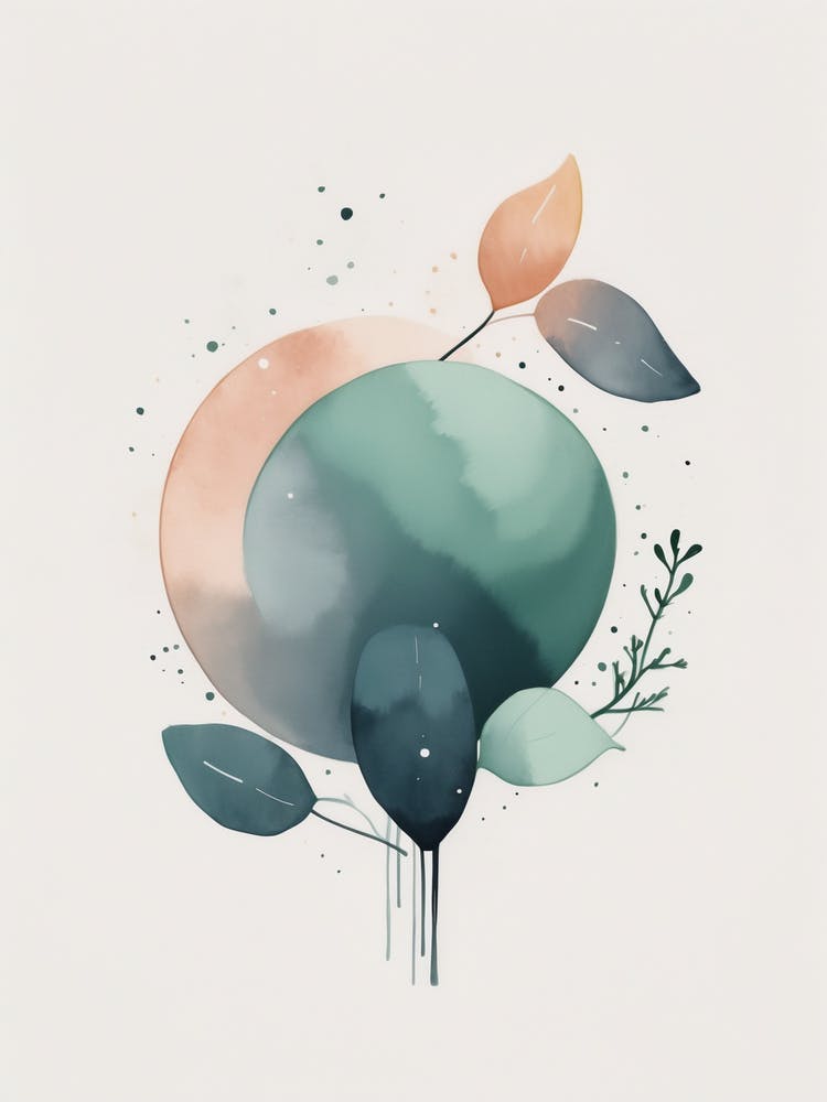 Abstrakte Aquarellmalerei 1