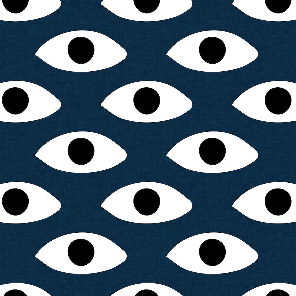 Eye Charm Blue Square