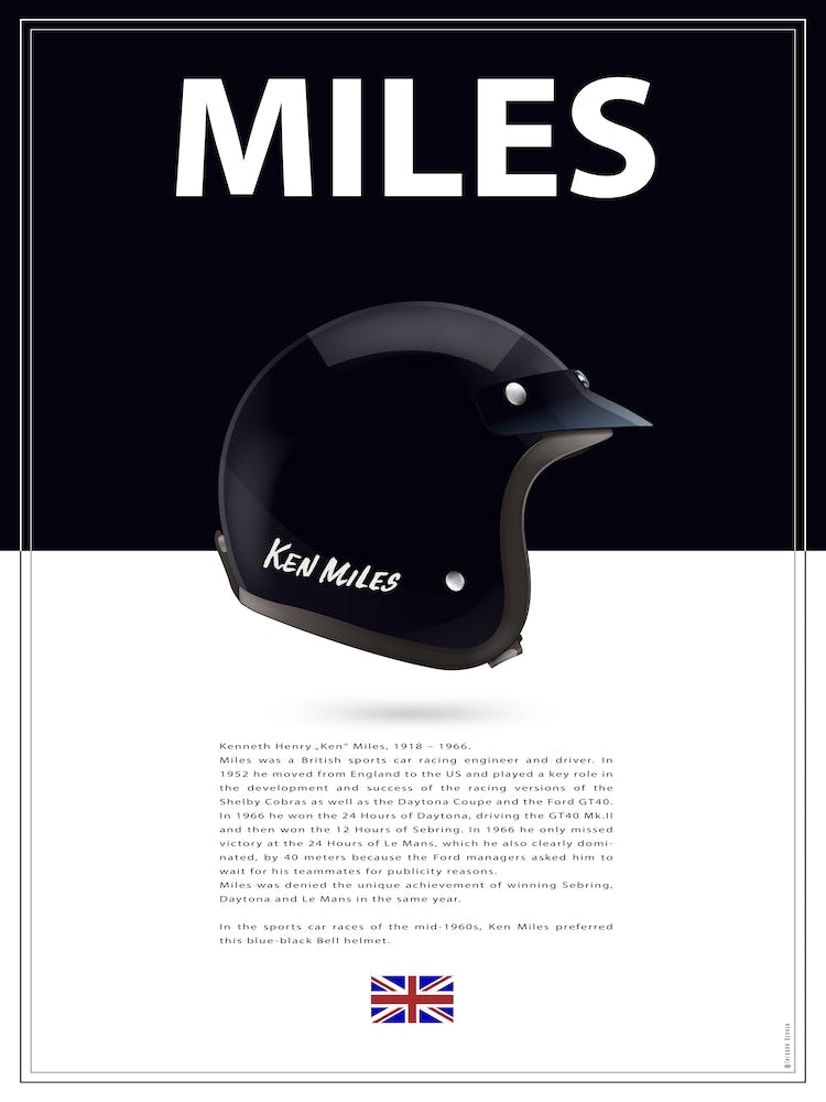 Ken Miles Helmet