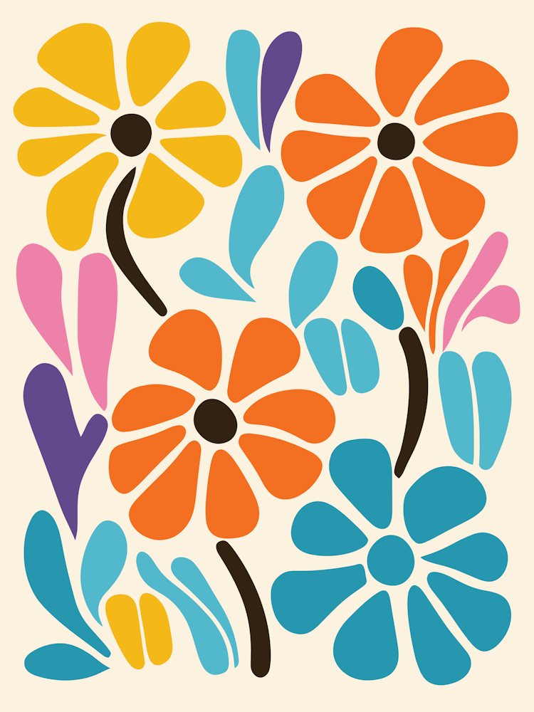 Flowers And Butterflies