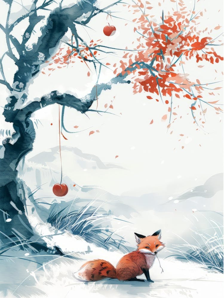 Fox In The Snow