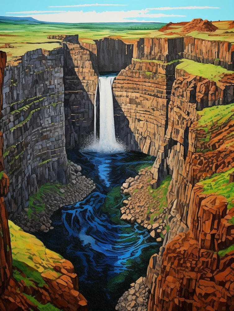 Palouse Falls State Park Retro Park 13