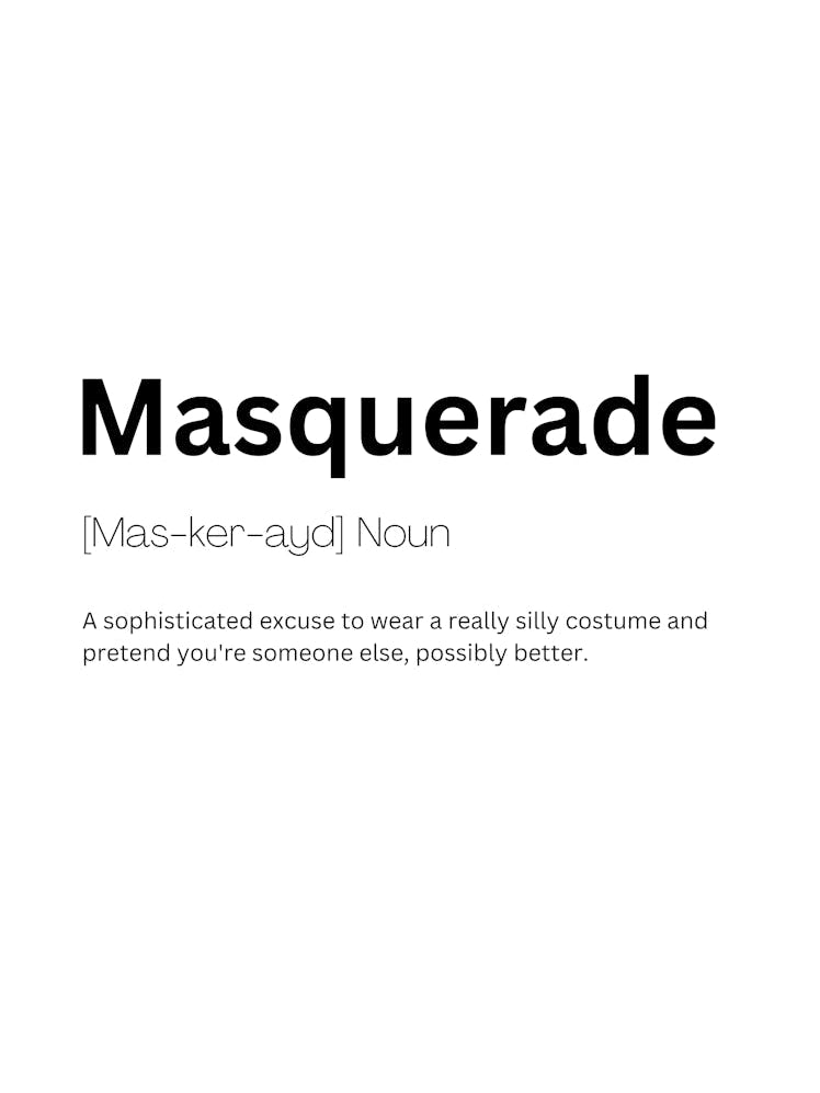 Masquerade Definition Meaning