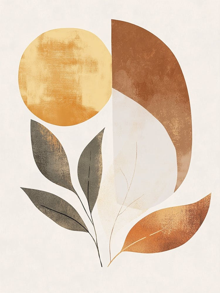 Abstract Leaves Canvas Print 14