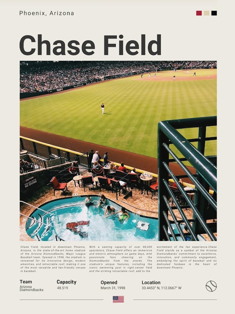 Baseball - Arizona Diamondbacks - Chase Field 2