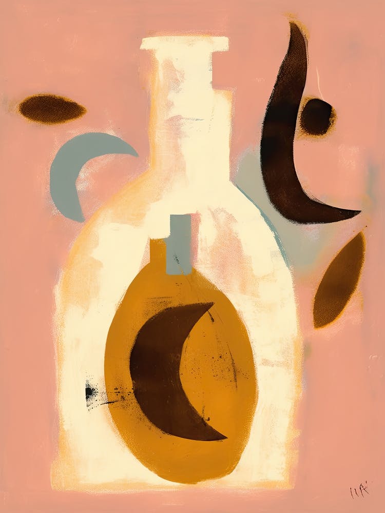 Pink Terracotta Painting Abstract 3