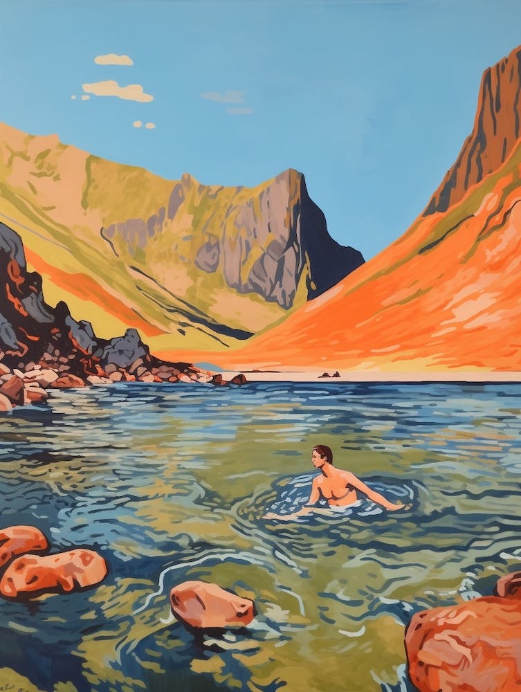 Wild Swimming At Wastwater Cumbria 1