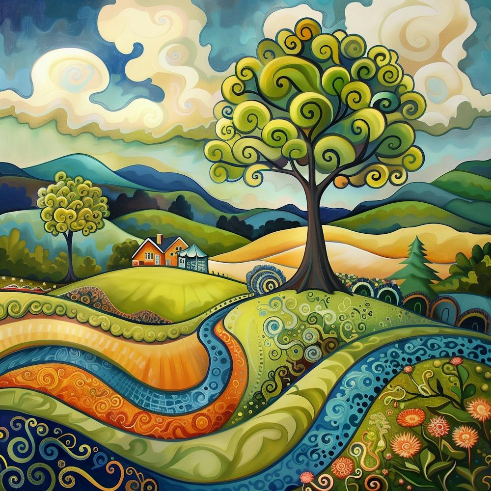 Tree In The Valley