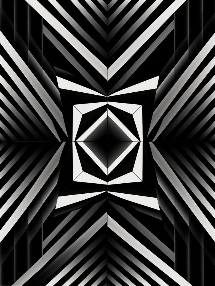 Optical Illusion Abstract Geometric 3
