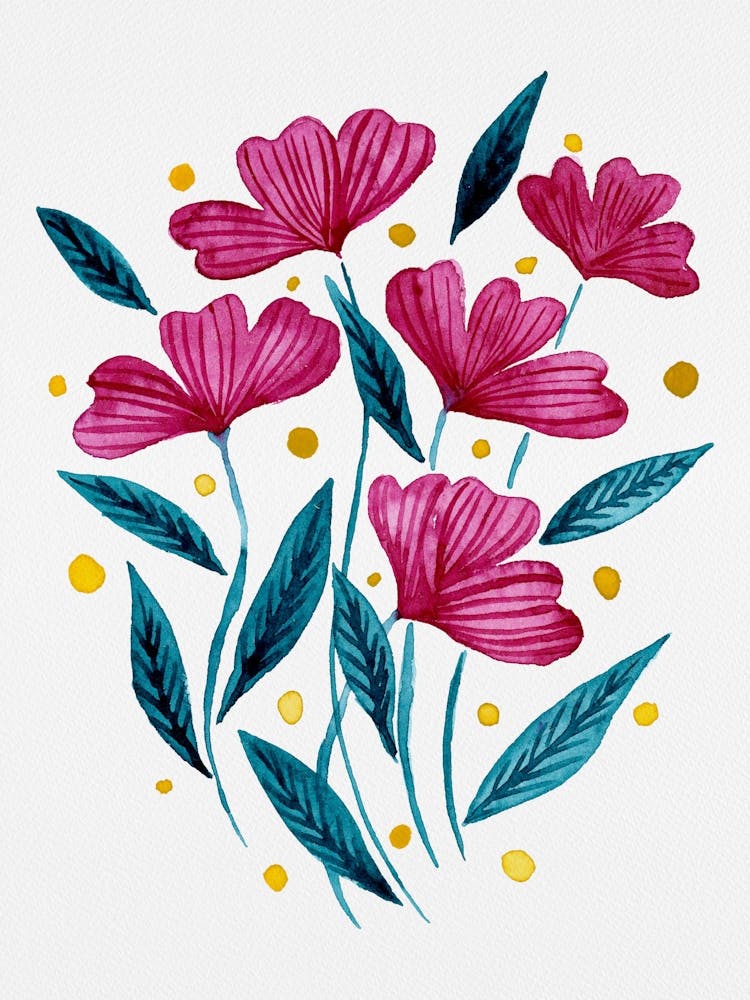 Rosa Blumenstrauß
