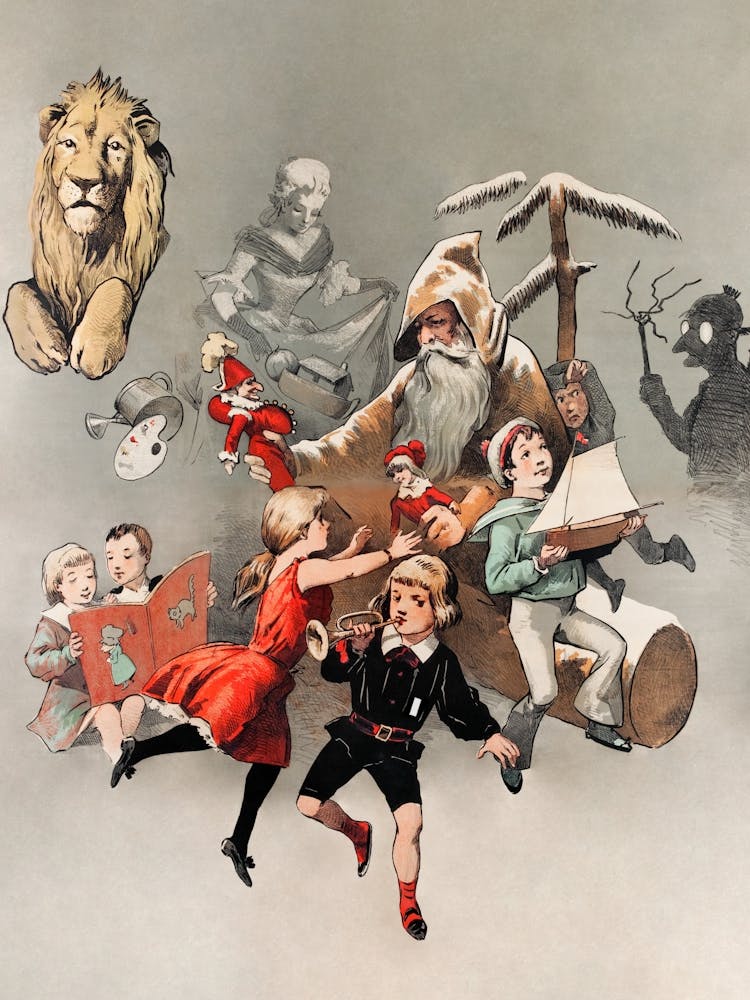 Etrennes Poster (1880 1900) Print In High Resolution By Adolphe Willette